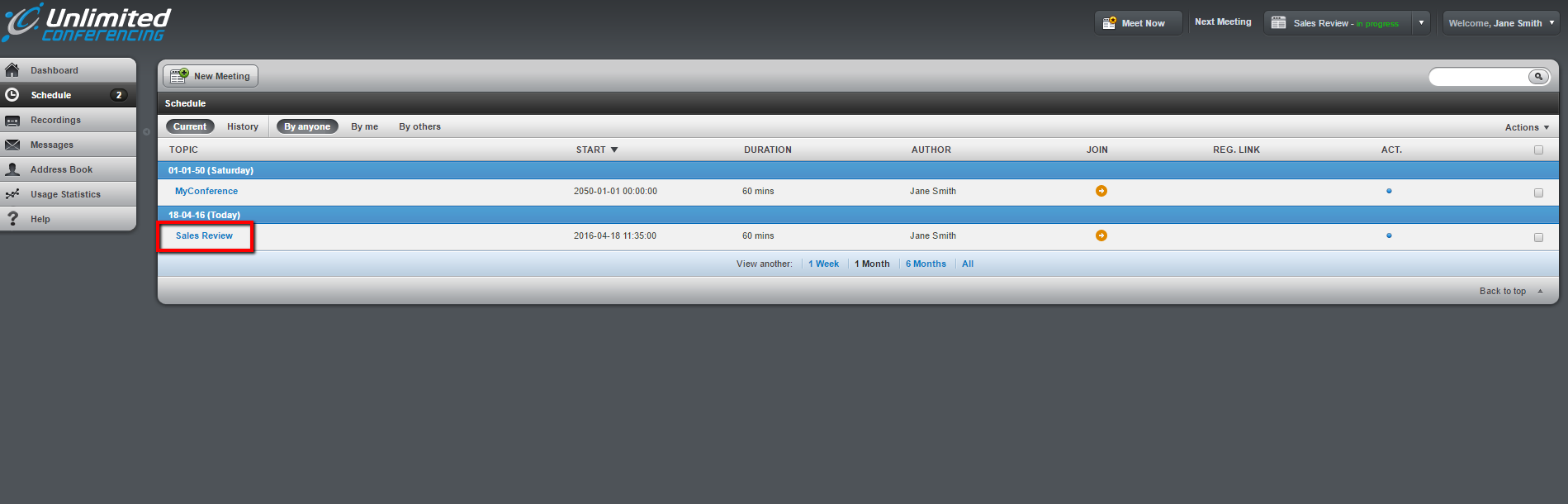 Unlimited Conferencing